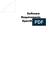 Software Requirements Specification: Template