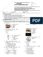 Soal UAS I Bahasa Inggris Madrasah Ibtidaiyah