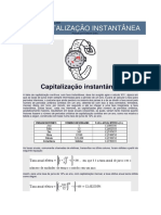 Capitalização Instantânea