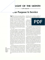 Our Purpose Is Service by Gary L. Stewart, F.R.C., Imperator