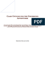 Sundry Class Options (10050331)