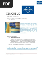 Cencosud - Estrategia Corporativa