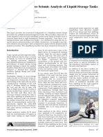 Simple Procedure For Seismic Analysis of Liquid-Storage Tanks