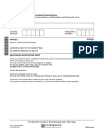 Cambridge International Advanced Subsidiary and Advanced Level