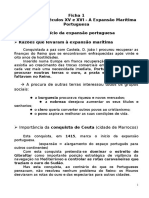 Ficha 1 - Portugal Nos Séculos XV e XVI - A Expansão Marítima Portuguesa-Resumo