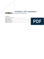 Regression and Correlation