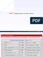 PART I: Approximation of Static Systems