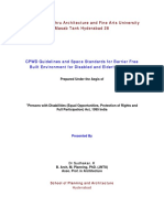 CPWD Guidelines For Barrier Free Design DR Sudhakar PDF