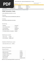 EWM Transaction Codes - Supply Chain Management (SCM) - SCN Wiki