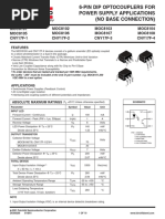 6-Pin Dip Optocouplers For Power Supply Applications Cny17f-2