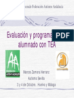 Evaluación y Programación en Alumnado Con TEA