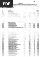 Metrado y Presupuesto (Ejemplo)