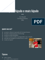 2016 - Lúpulo, Lúpulo e Mais Lúpulo