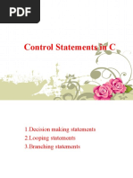 Control Statement