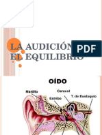 La Audición y El Equilibrio