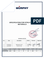 MOM MUR 10 ST SP 0001-00-03 Specification For Structural Materials