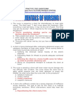 Practice Test Questions Downloaded From FILIPINO NURSES CENTRAL