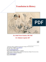 Blood Transfusion in History PDF