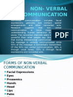 Non - Verbal Communication - Business Comm