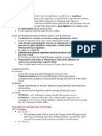 As Institution - As Function - As Activity - : Doctrine of Separation of Powers