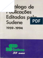 Catalogo de Publicações SUDENE