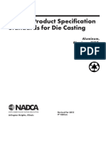 NADCA Product Specification Standards For Die Casting