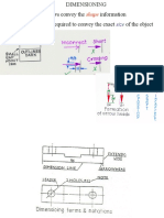 Dimensioning ME Drawings