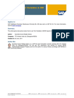 How To Use Text Variables in BW Reports Part - 1 PDF