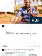 2015 GSMA Mobile Money Global Event Presentation Slides