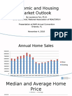 November 2016 Economic and Housing Market Outlook