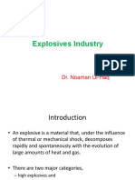 Explosives Industry: Dr. Noaman Ul-Haq