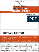 Case Study: Kurlon Limited: Submitted by