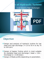 Design of Hydraulic Turbine