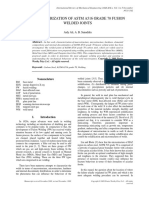 Characterization of Astm A516 Grade 70 Fusion Welded Joints: Aidy Ali, A. B. Sanuddin