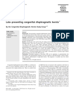 Late-Presenting Congenital Diaphragmatic Hernia