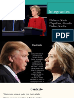 Debate Presidencial en Estados Unidos - Hillary Clinton y Donald Trump