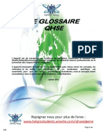 Le Glossaire QHSE