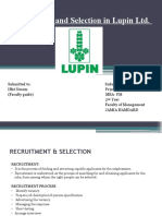 Recruitment and Selection 