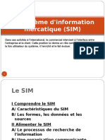 Le Systeme Information Mercatique Sim