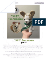 Chihuahua Dog Amigurumi Crochet Pattern v3 LittleMeeCreations