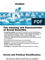 Social Desirables