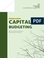 MAS - Capital Budgeting