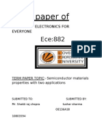 Semiconductor Materials Properties With Two Applications