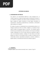 Contrato de Agencia Mercantil