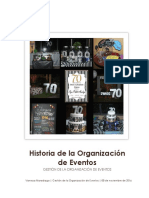 Historia de La Organización de Eventos