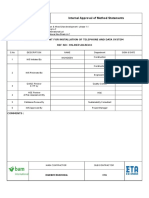 Internal Approval of Method Statements