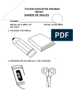 Examen de Ingles