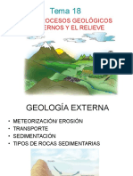 Los Procesos Geológicos Externos y El Relieve