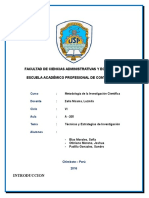 Tecnicas y Estrategias de Investigación