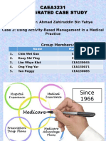 ICS (Case 2: Using Activity-Based Management in A Medical Practice)